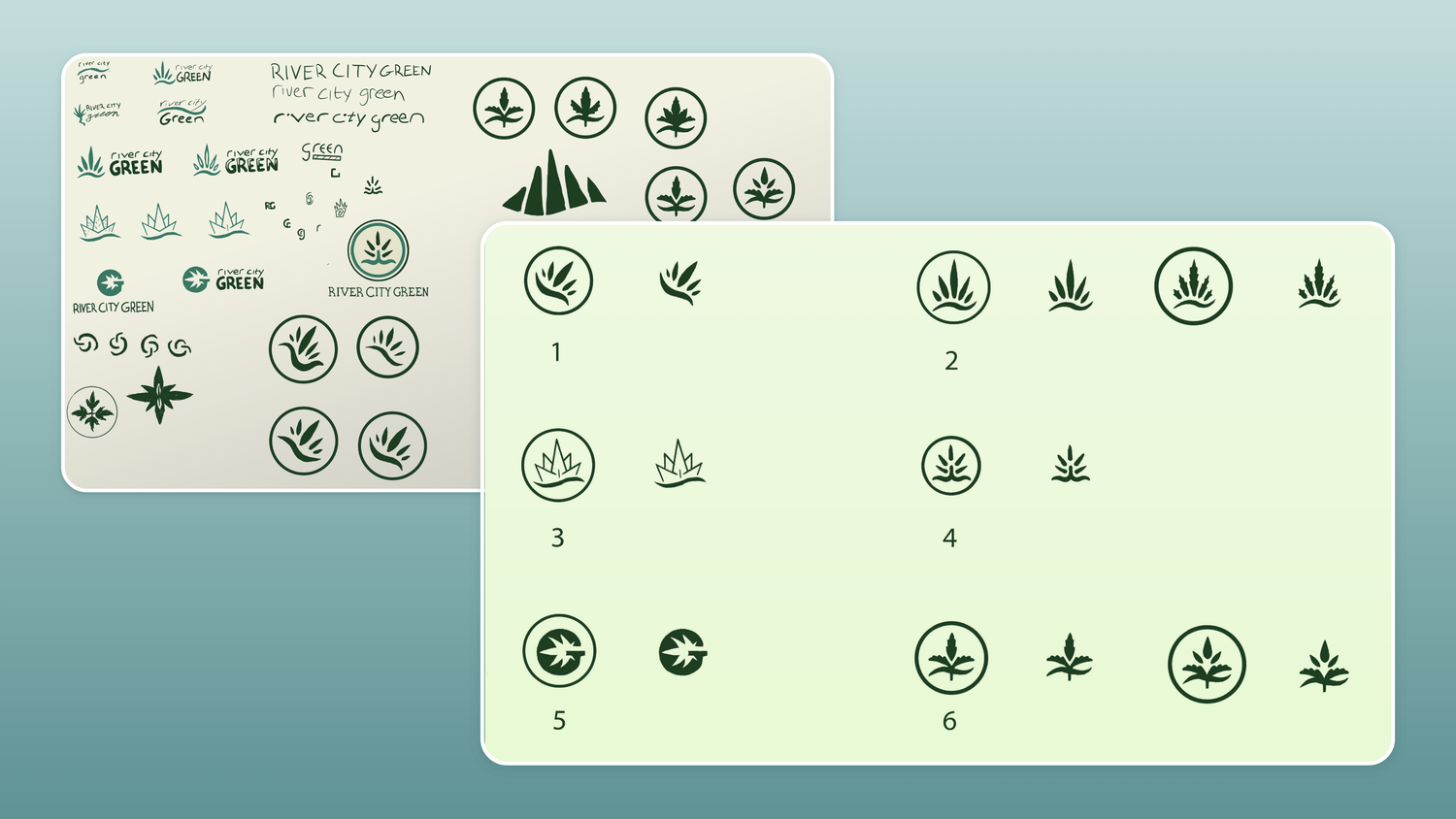 Ideation and Logo Roughs